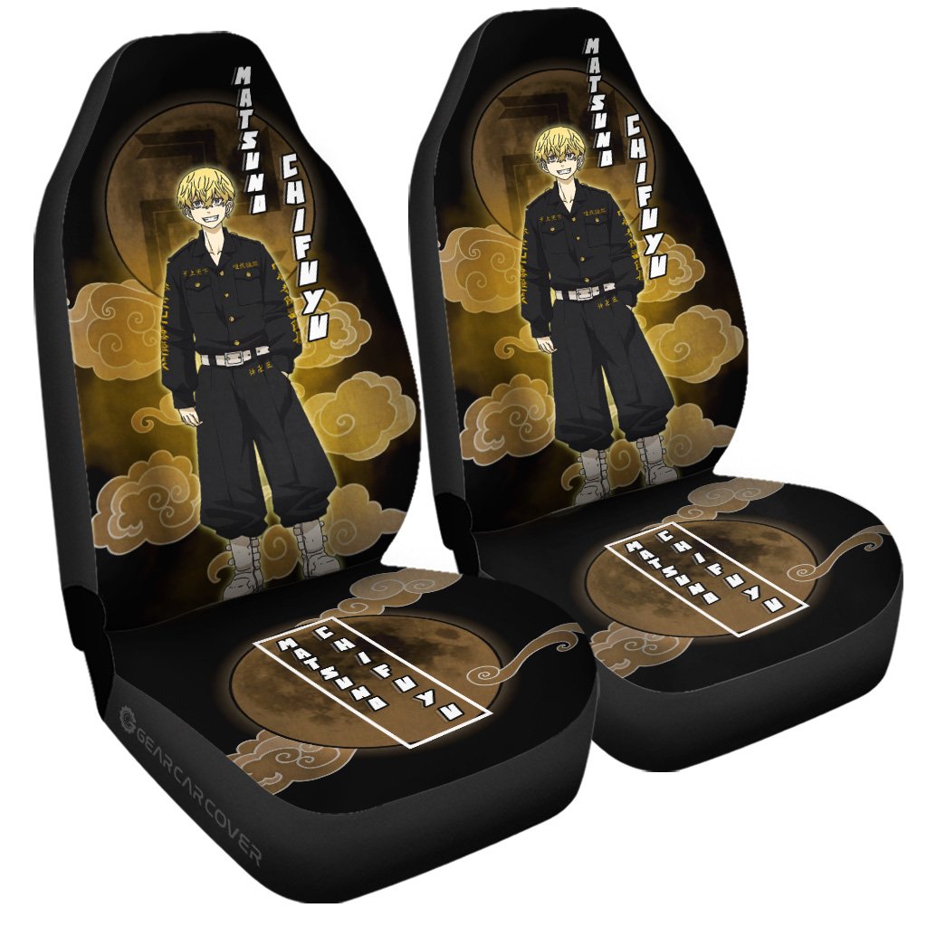 Chifuyu Matsuno Car Seat Covers Custom Tokyo Reverngers Car Interior Accessories - Gearcarcover - 3