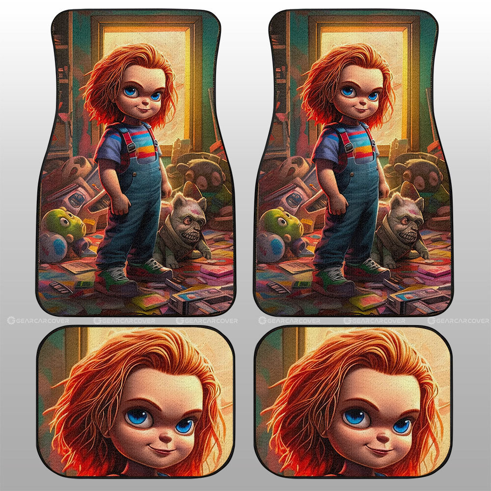 Chucky Car Floor Mats Custom Horror Car Accessories - Gearcarcover - 1