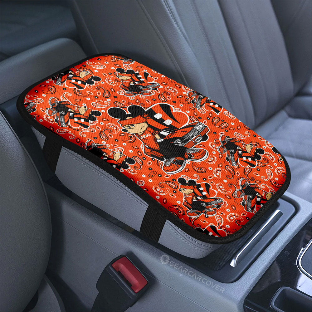 Cincinnati Bengals Car Center Console Cover Cartoon Theme Collection - Gearcarcover - 3