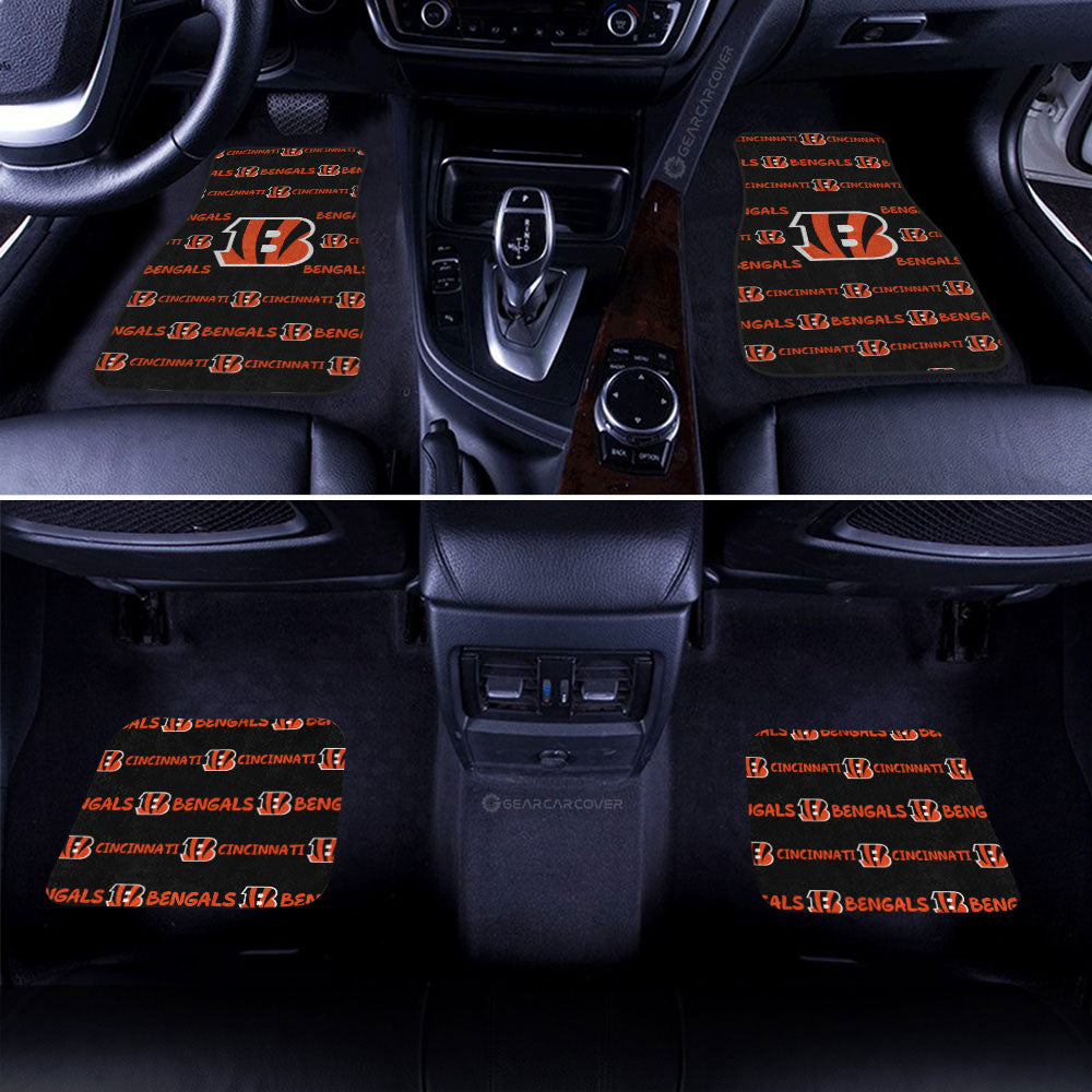 Cincinnati Bengals Car Floor Mats Sporty Team Collection - Gearcarcover - 2
