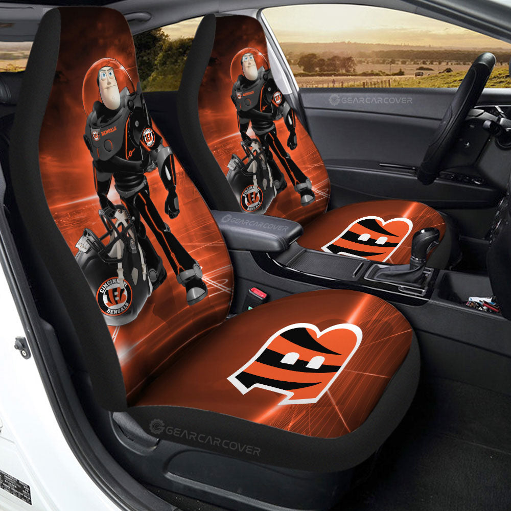 Cincinnati Bengals Car Seat Covers Buzz Lightyear Car Accessories For Fan - Gearcarcover - 2