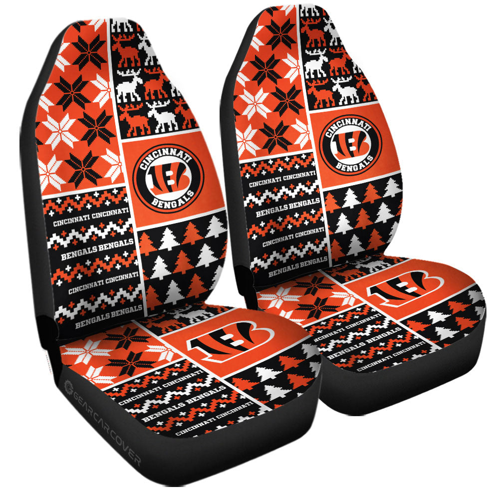 Cincinnati Bengals Car Seat Covers Custom Ugly Style Car Accessories - Gearcarcover - 3