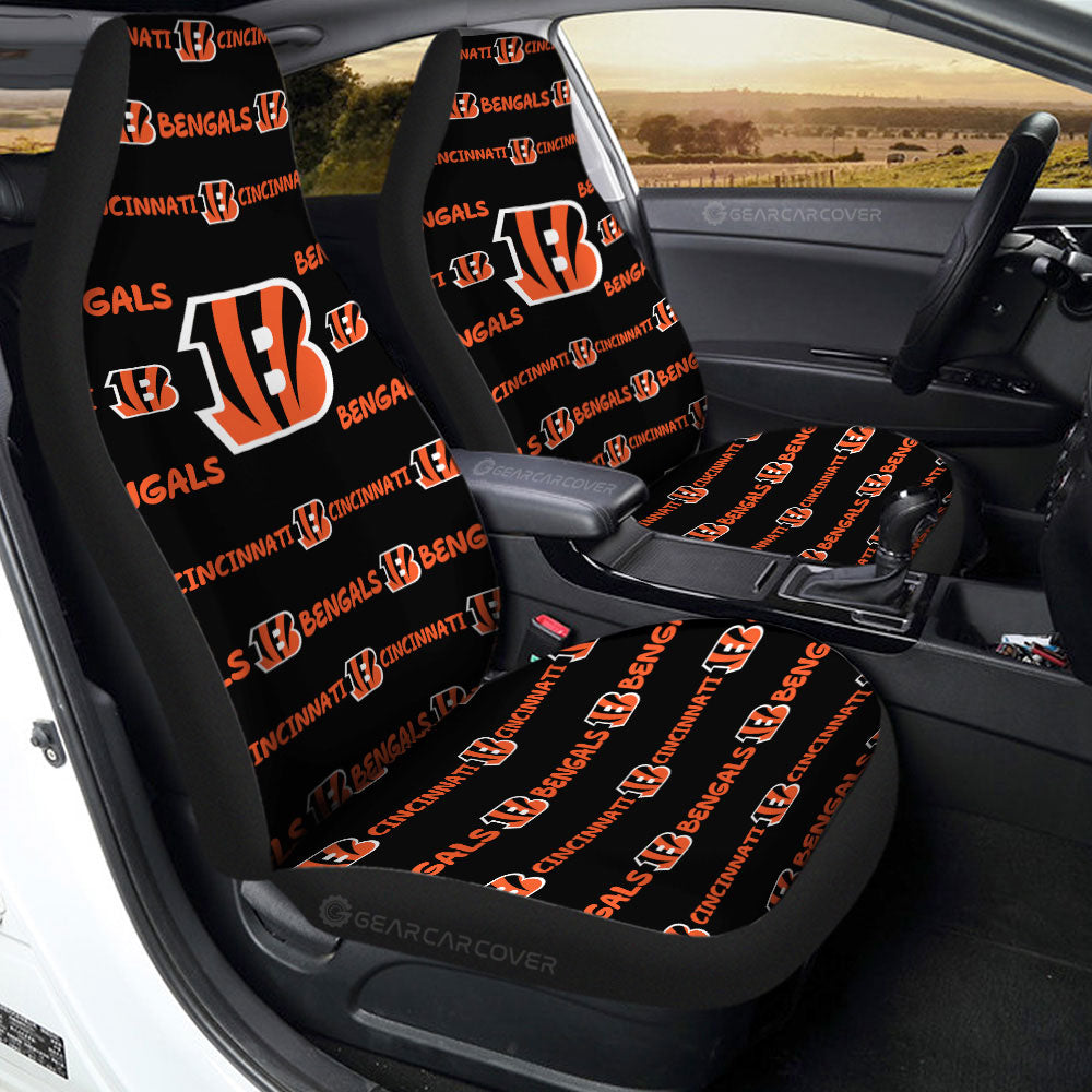 Cincinnati Bengals Car Seat Covers Sporty Team Collection - Gearcarcover - 2