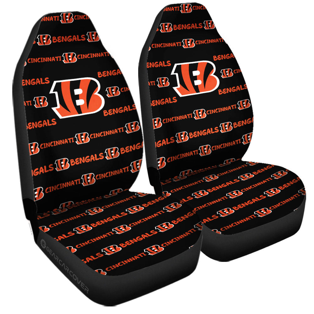 Cincinnati Bengals Car Seat Covers Sporty Team Collection - Gearcarcover - 3