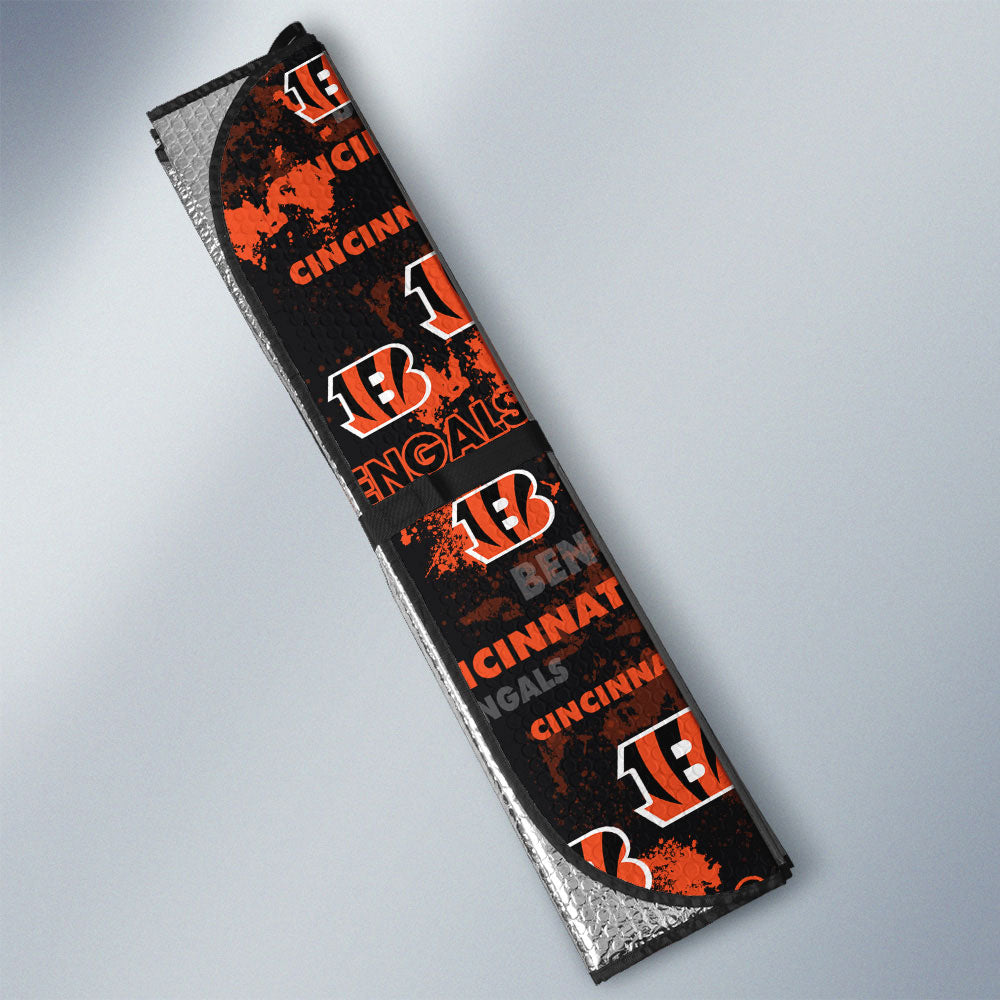 Cincinnati Bengals Car Sunshade Custom Car Accessories - Gearcarcover - 3