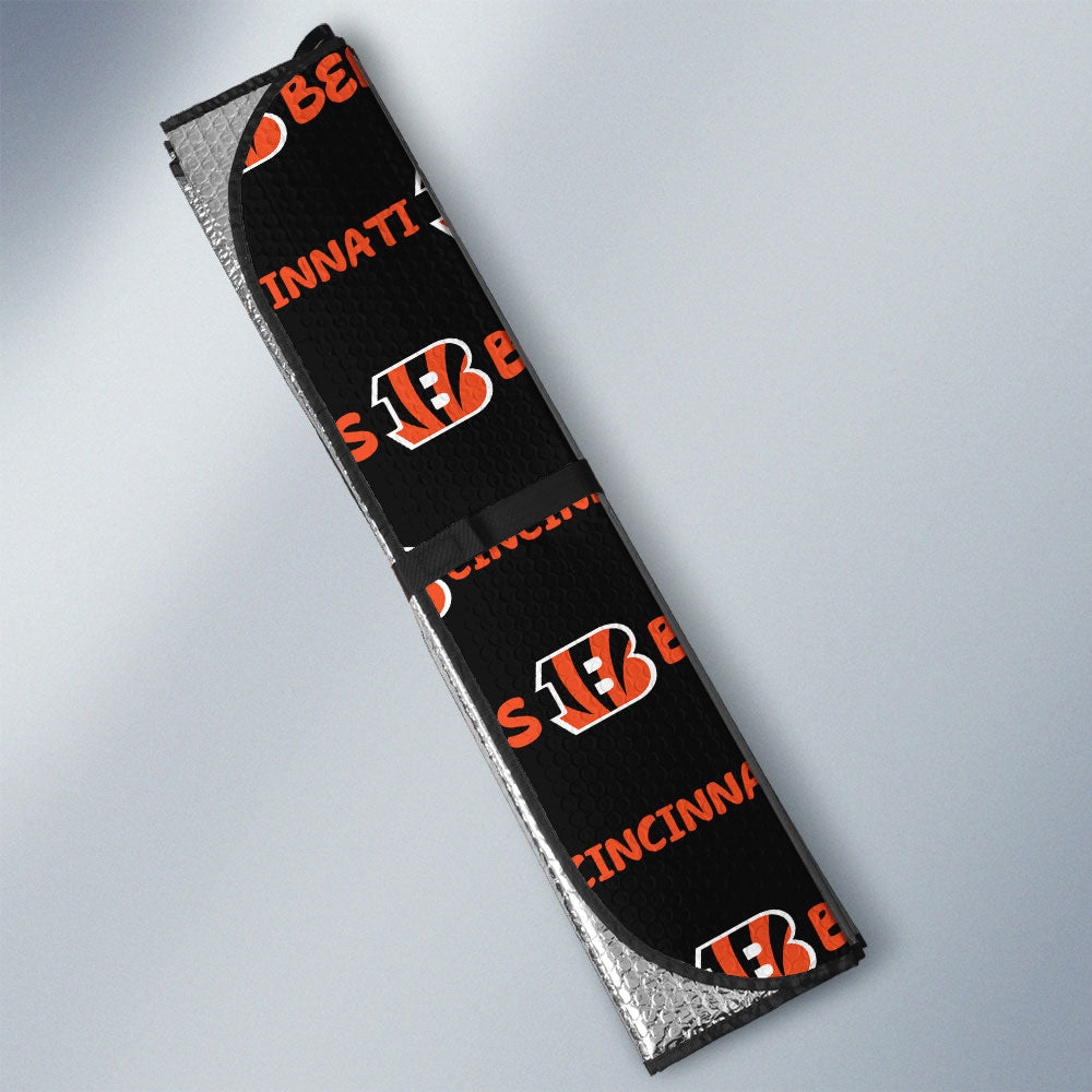 Cincinnati Bengals Car Sunshade Sporty Team Collection - Gearcarcover - 3
