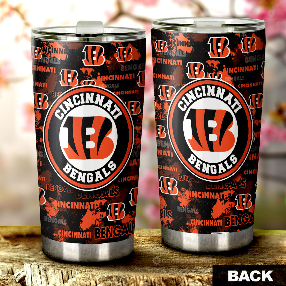 Cincinnati Bengals Tumbler Cup Custom Car Accessories - Gearcarcover - 2
