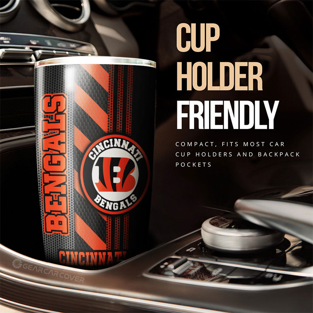 Cincinnati Bengals Tumbler Cup Custom Car Accessories - Gearcarcover - 3