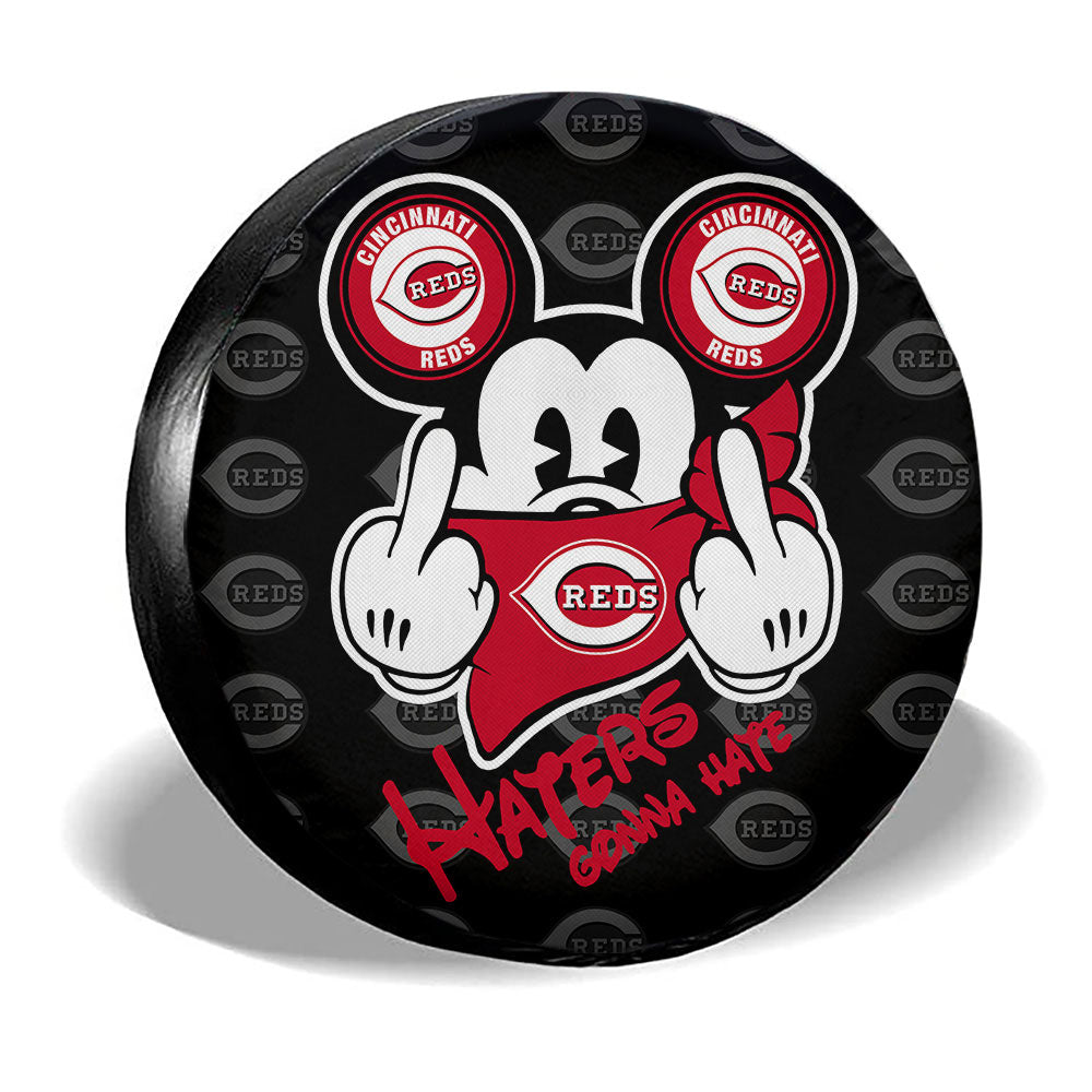 Cincinnati Reds Spare Tire Covers Custom Car Accessories - Gearcarcover - 3