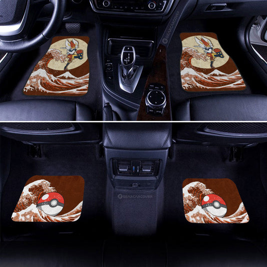 Cinderace Car Floor Mats Custom Pokemon Car Accessories - Gearcarcover - 2