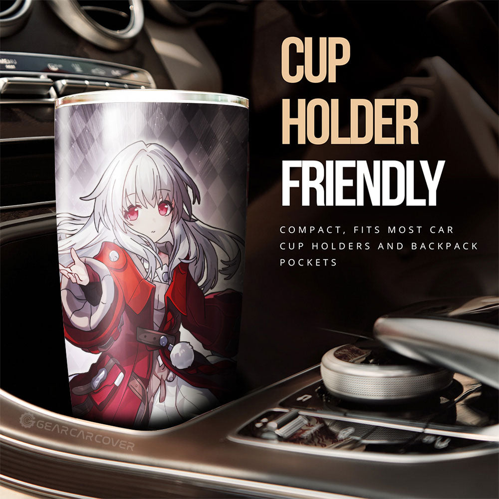 Clara Tumbler Cup Custom Honkai Star Rail Car Accessories - Gearcarcover - 3