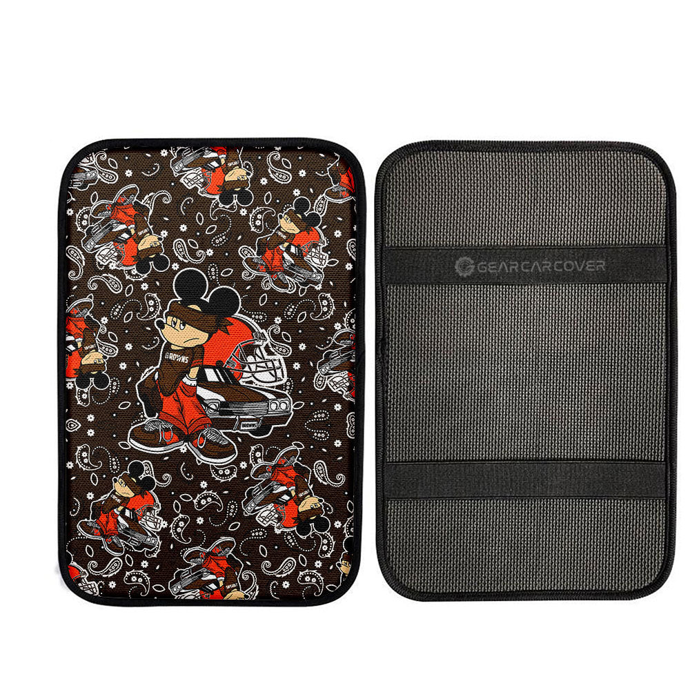 Cleveland Browns Car Center Console Cover Cartoon Theme Collection - Gearcarcover - 2