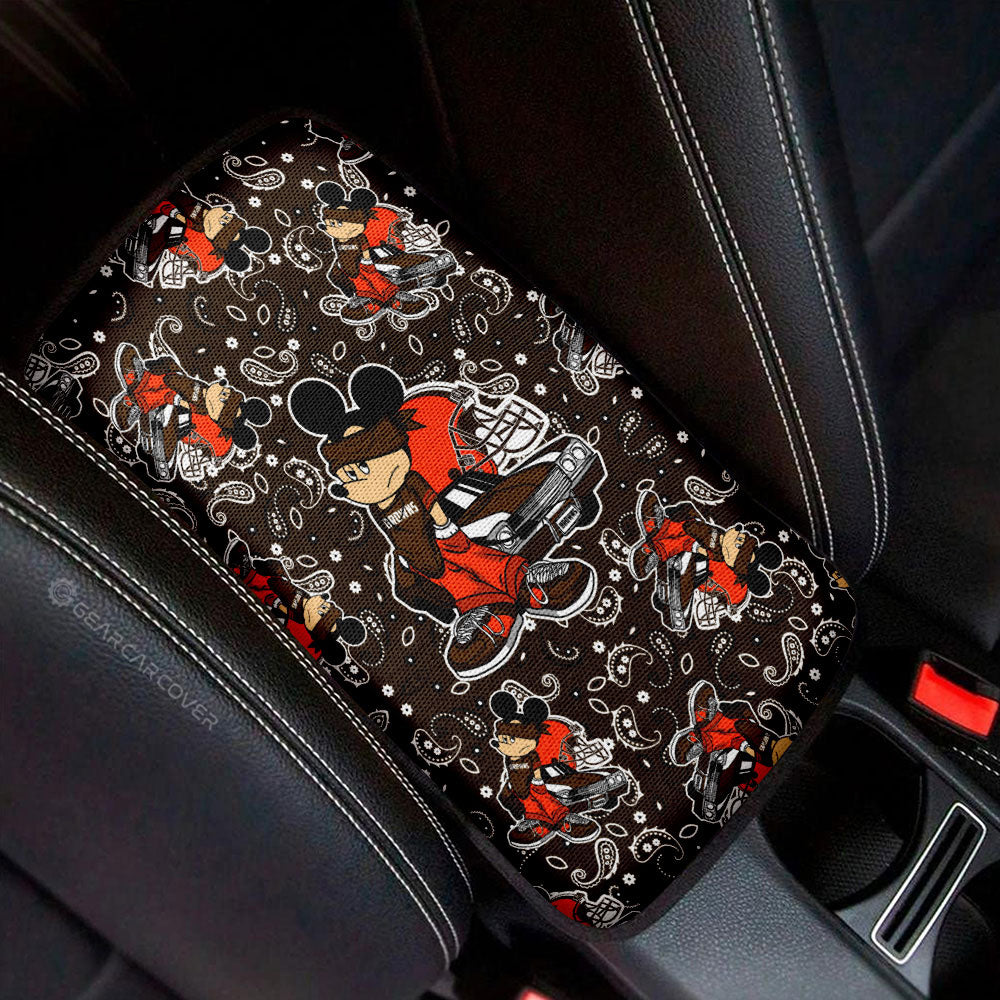 Cleveland Browns Car Center Console Cover Cartoon Theme Collection - Gearcarcover - 1