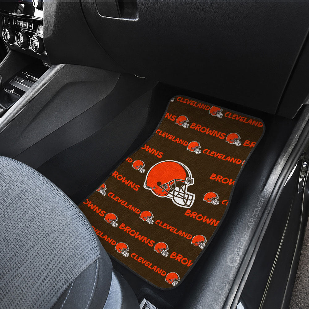 Cleveland Browns Car Floor Mats Sporty Team Collection - Gearcarcover - 3