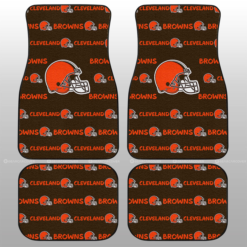 Cleveland Browns Car Floor Mats Sporty Team Collection - Gearcarcover - 1