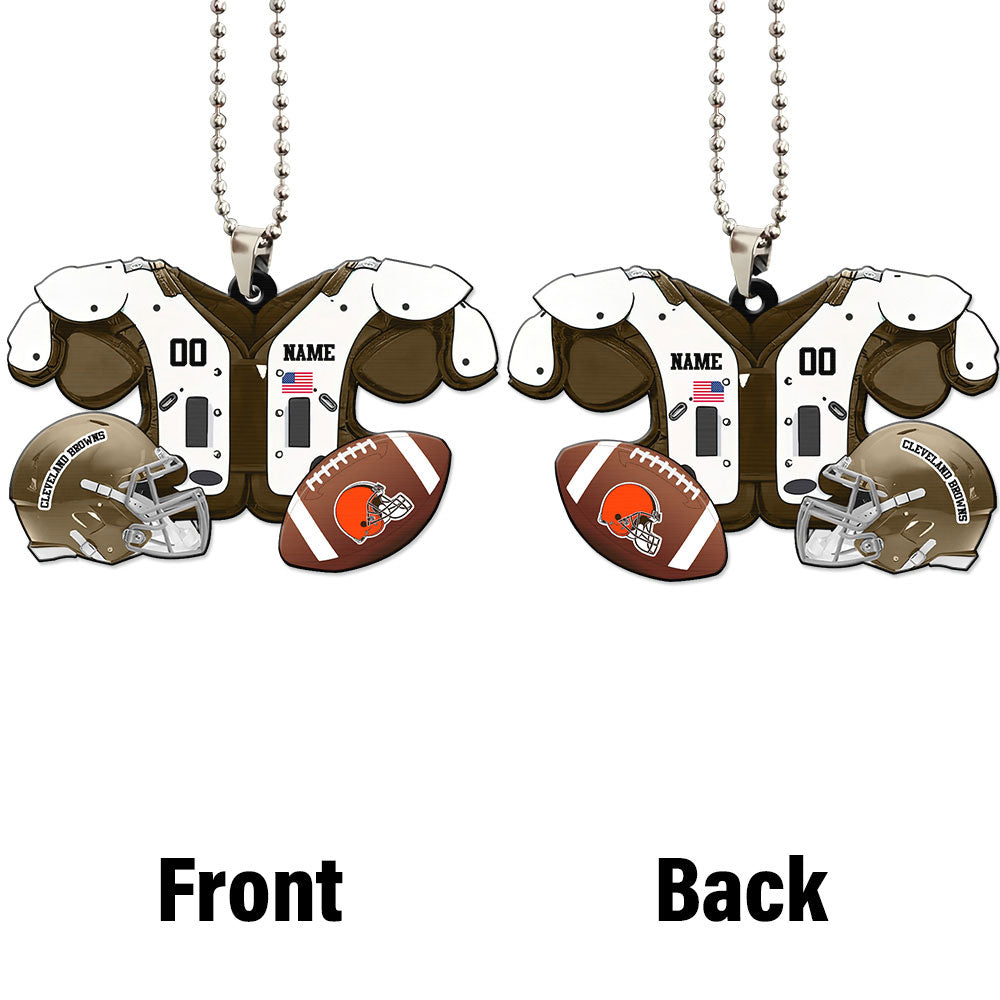 Cleveland Browns Ornament Personalized Uniforms Collection - Gearcarcover - 4