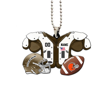 Cleveland Browns Ornament Personalized Uniforms Collection - Gearcarcover - 1