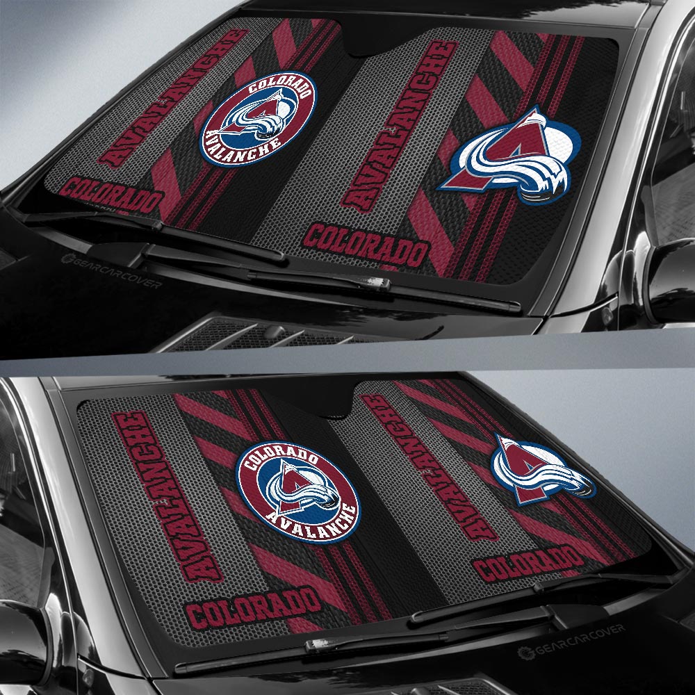 Colorado Avalanche Car Sunshade Custom Car Accessories - Gearcarcover - 2