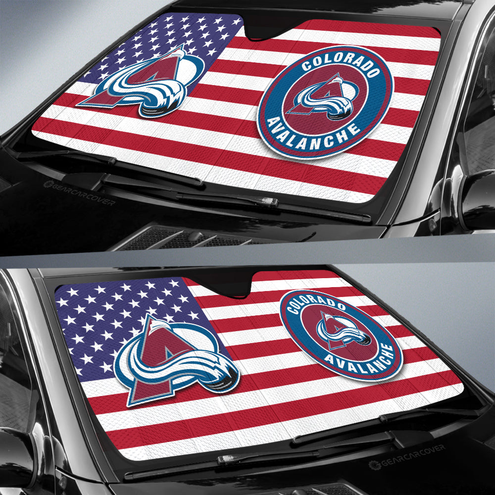 Colorado Avalanche Car Sunshade Custom Car Accessories - Gearcarcover - 2