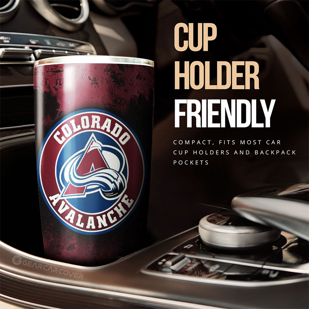 Colorado Avalanche Tumbler Cup Custom Car Accessories - Gearcarcover - 3