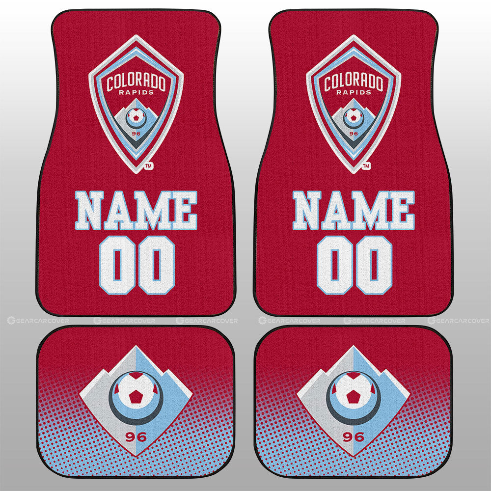 Colorado Rapids Car Floor Mats Sporty Team Collection - Gearcarcover - 1