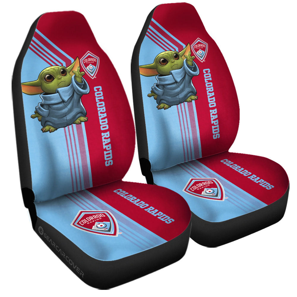 Colorado Rapids Car Seat Covers Baby Yoda Car Accessories - Gearcarcover - 3