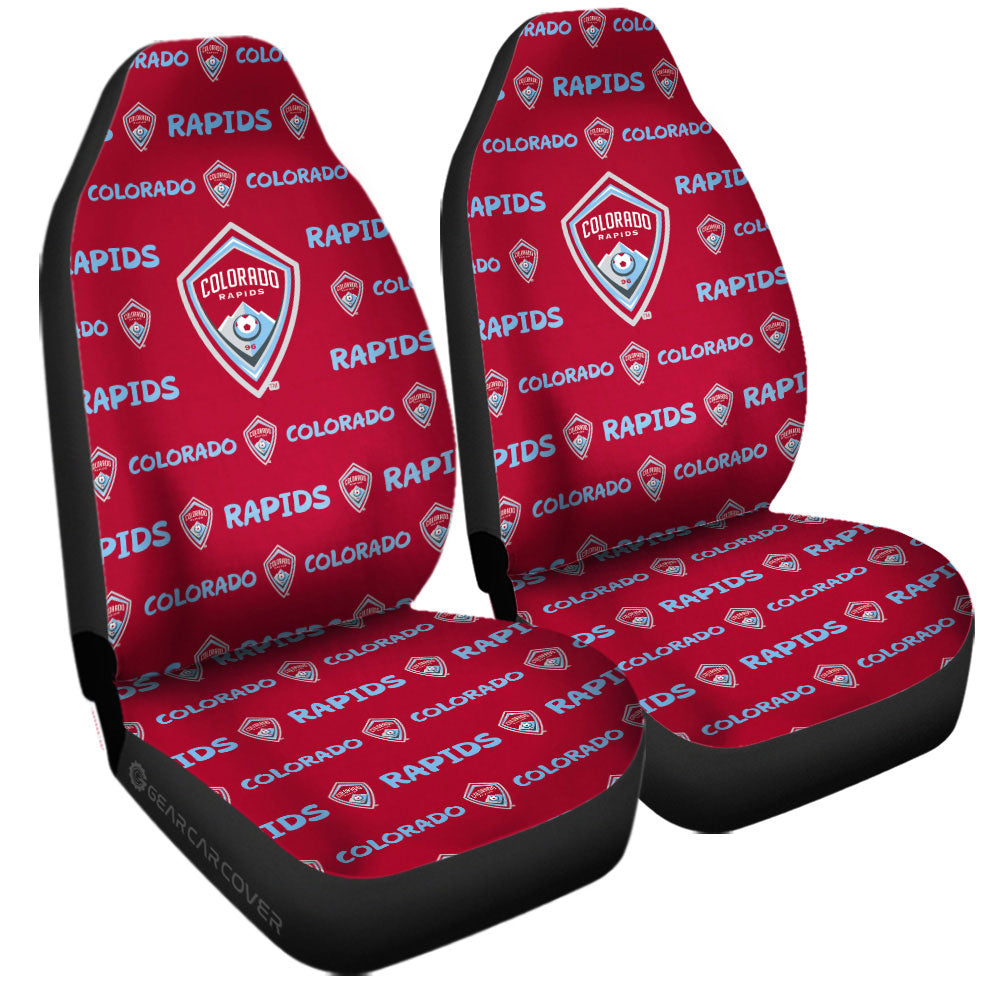 Colorado Rapids Car Seat Covers Sporty Team Collection - Gearcarcover - 3
