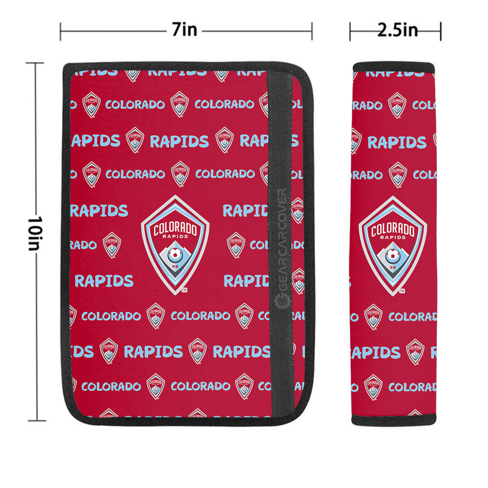 Colorado Rapids Seat Belt Covers Sporty Team Collection - Gearcarcover - 1