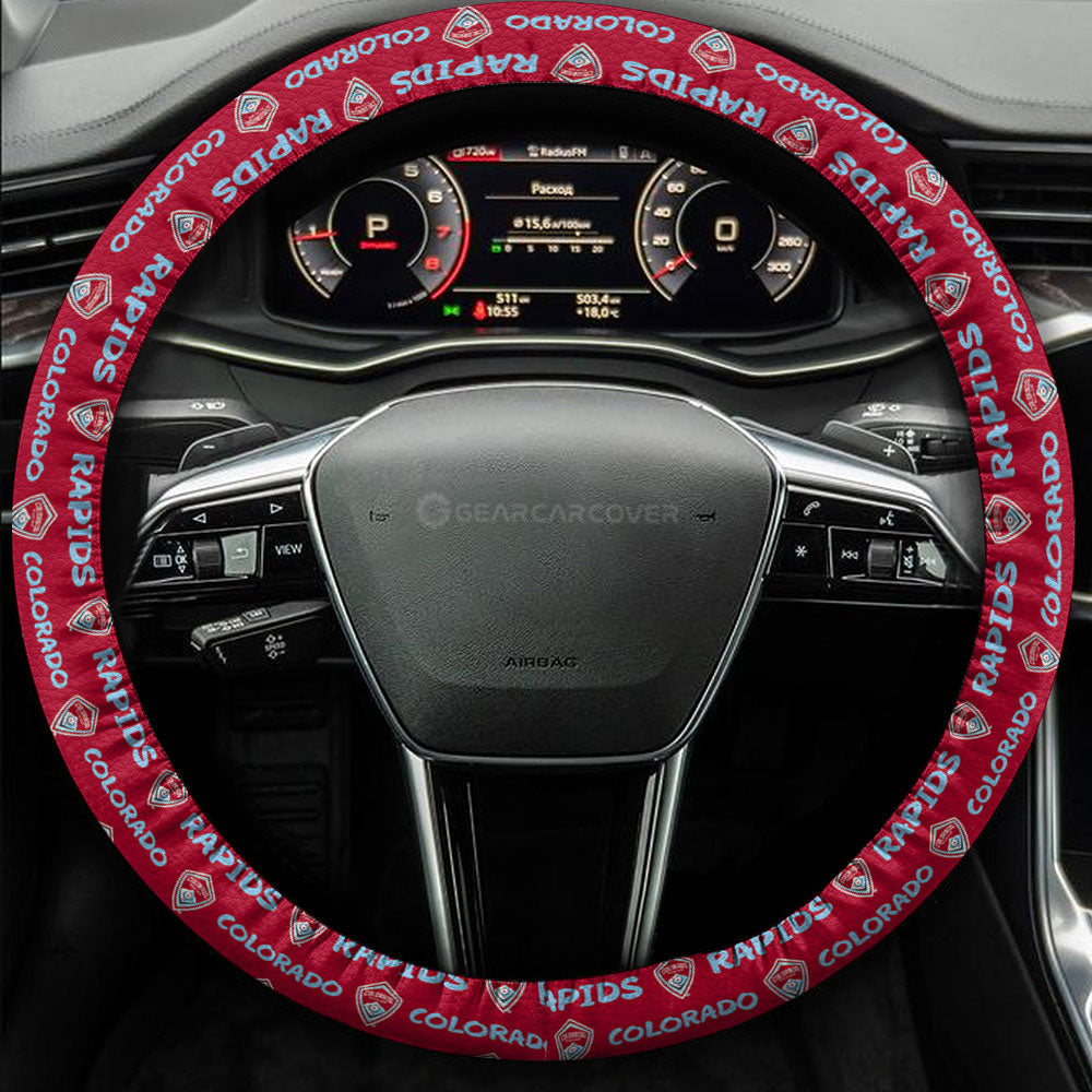 Colorado Rapids Steering Wheel Cover Sporty Team Collection - Gearcarcover - 3