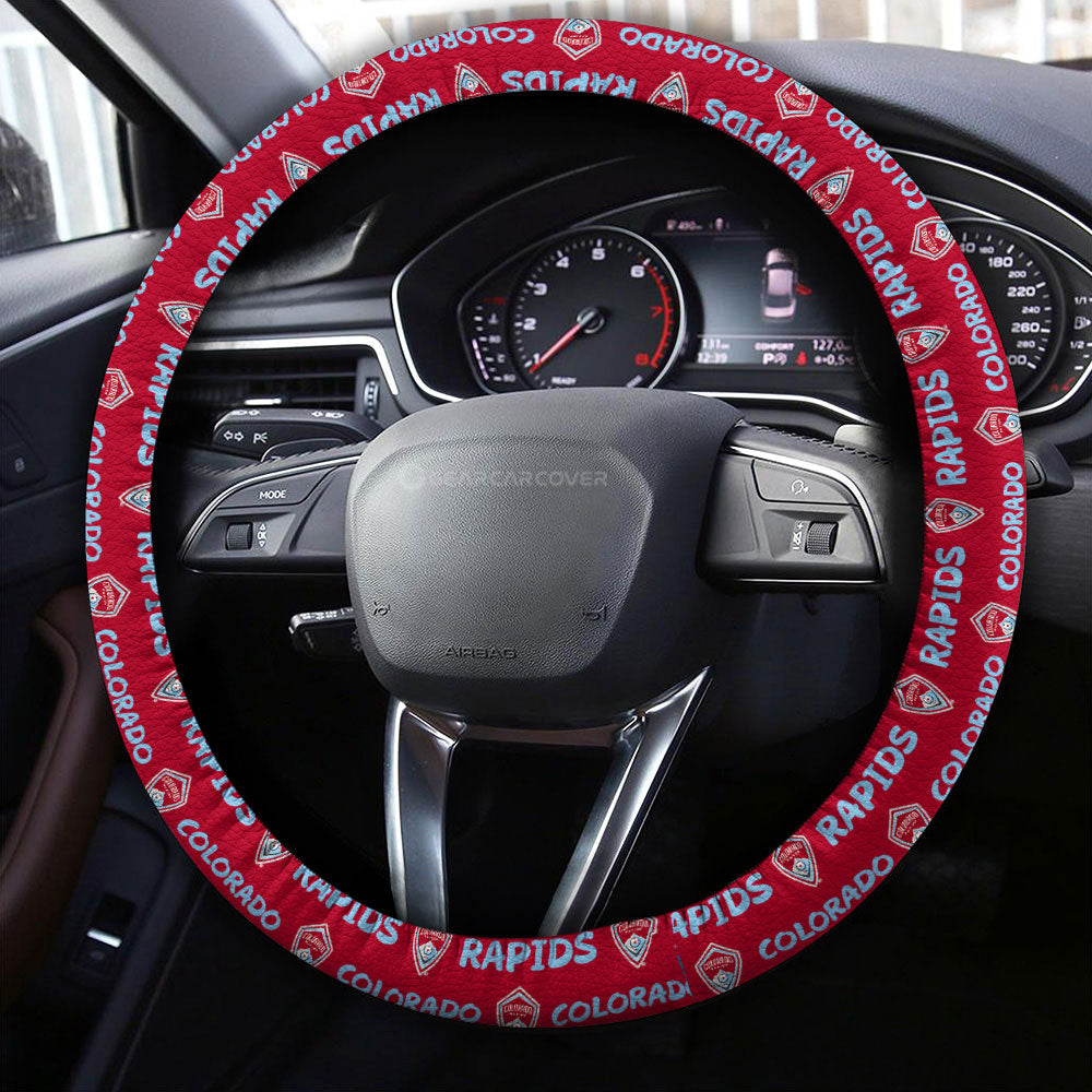 Colorado Rapids Steering Wheel Cover Sporty Team Collection - Gearcarcover - 4