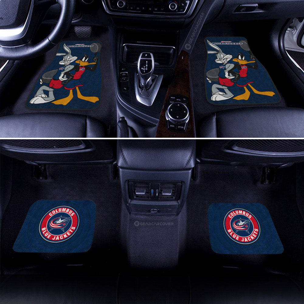 Columbus Blue Jackets Car Floor Mats Custom Car Accessories - Gearcarcover - 2