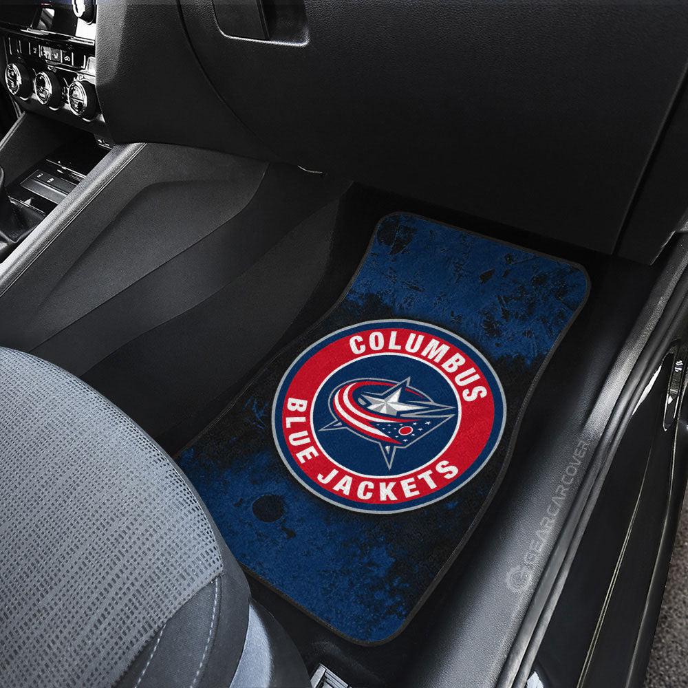 Columbus Blue Jackets Car Floor Mats Custom Car Accessories - Gearcarcover - 3