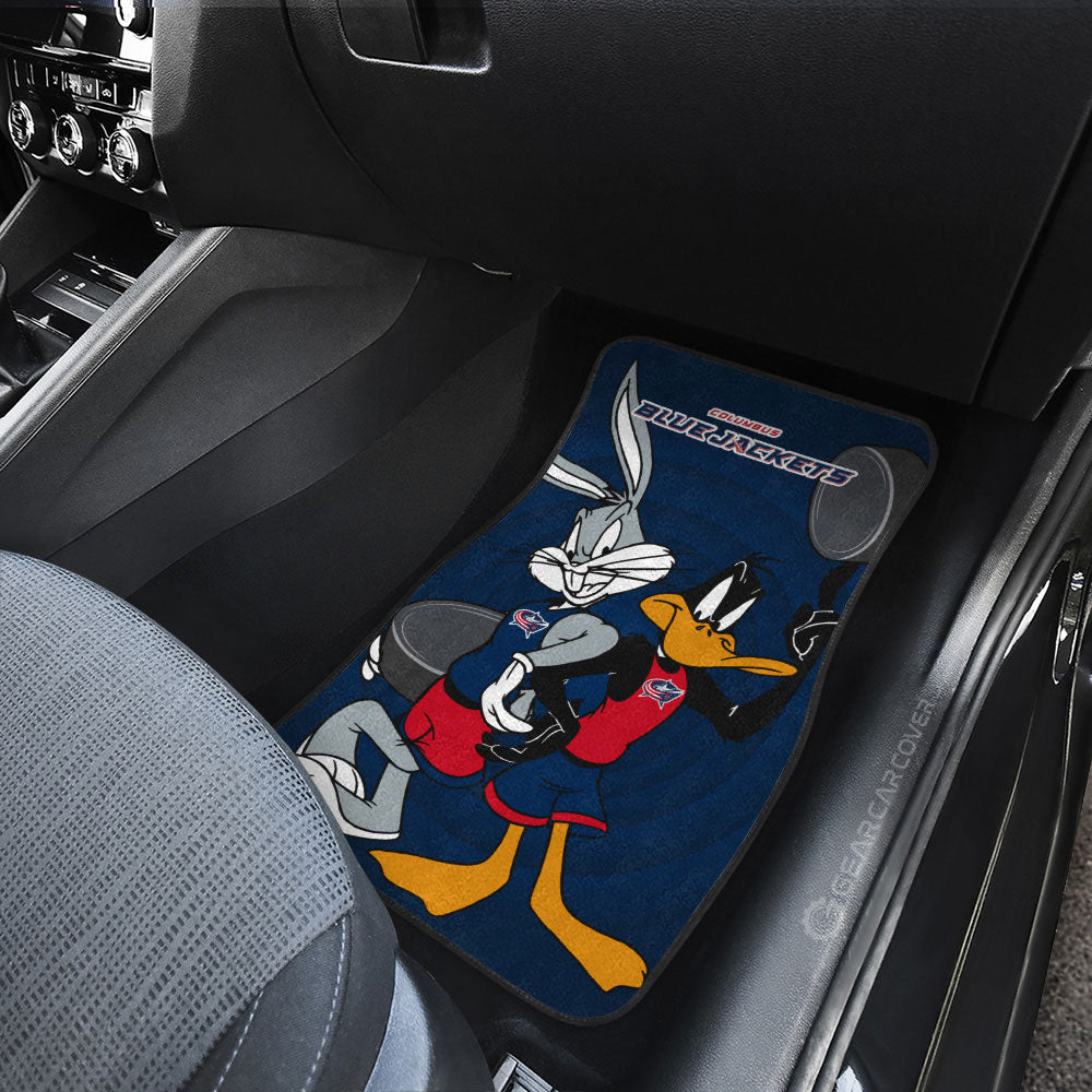 Columbus Blue Jackets Car Floor Mats Custom Car Accessories - Gearcarcover - 3