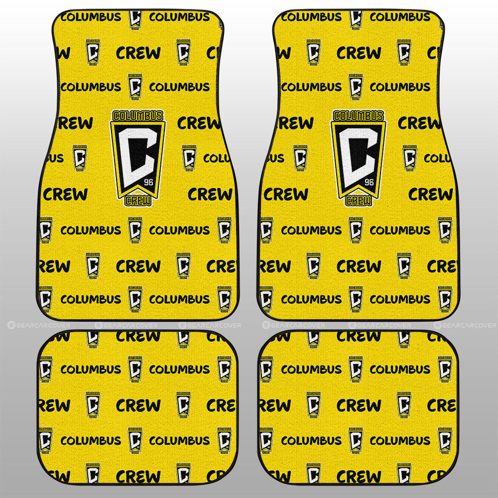 Columbus Crew Car Floor Mats Sporty Team Collection - Gearcarcover - 1