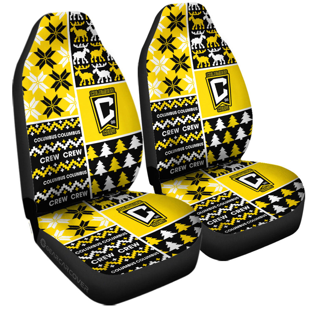 Columbus Crew Car Seat Covers Custom Ugly Style Car Accessories - Gearcarcover - 3