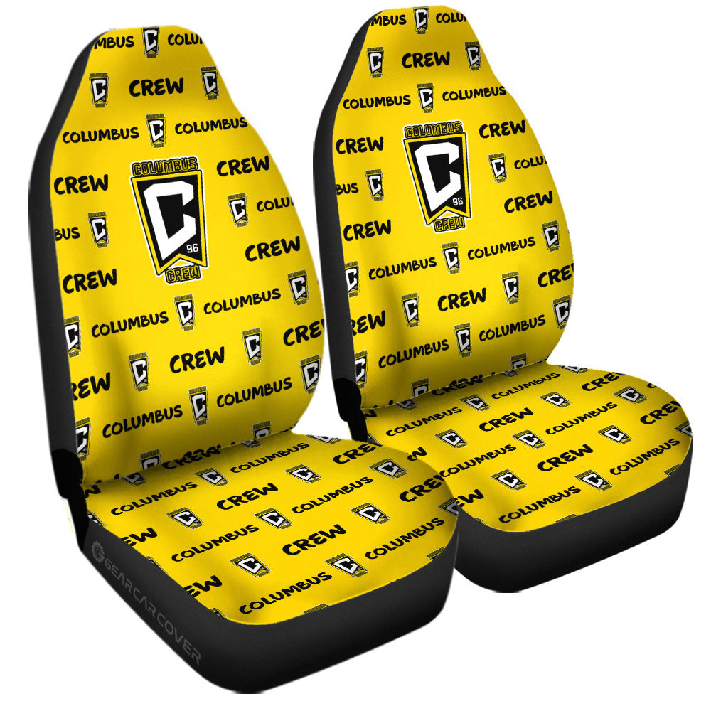 Columbus Crew Car Seat Covers Sporty Team Collection - Gearcarcover - 3