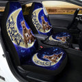 Cool Dad Pitbull Car Seat Covers Custom I Love You To The Moon And Back Car Accessories - Gearcarcover - 3