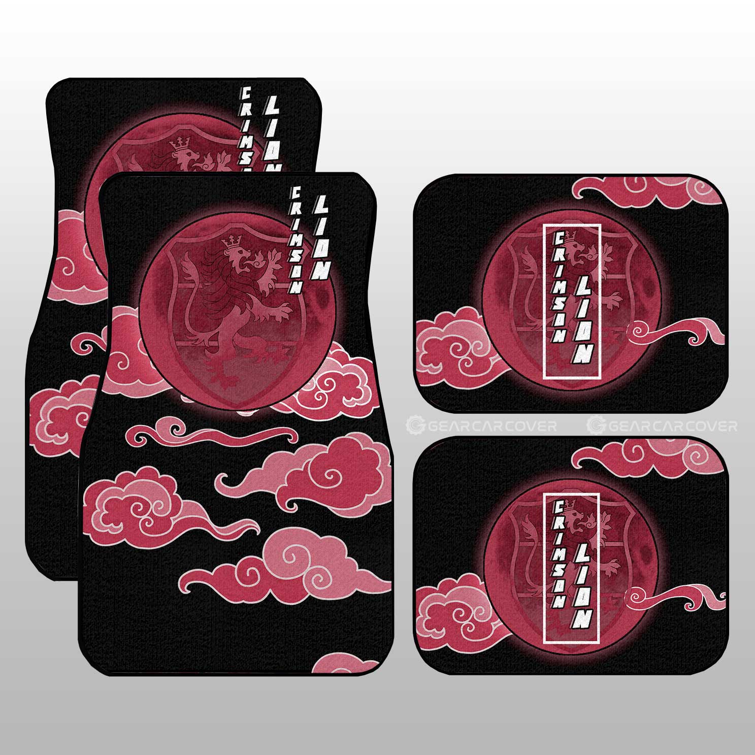 Crimson Lion Car Floor Mats Custom Car Interior Accessories - Gearcarcover - 1