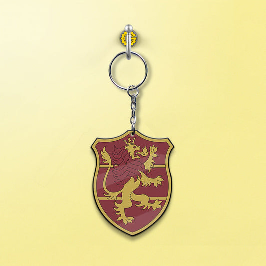 Crimson Lion Keychain Custom Car Accessories - Gearcarcover - 2