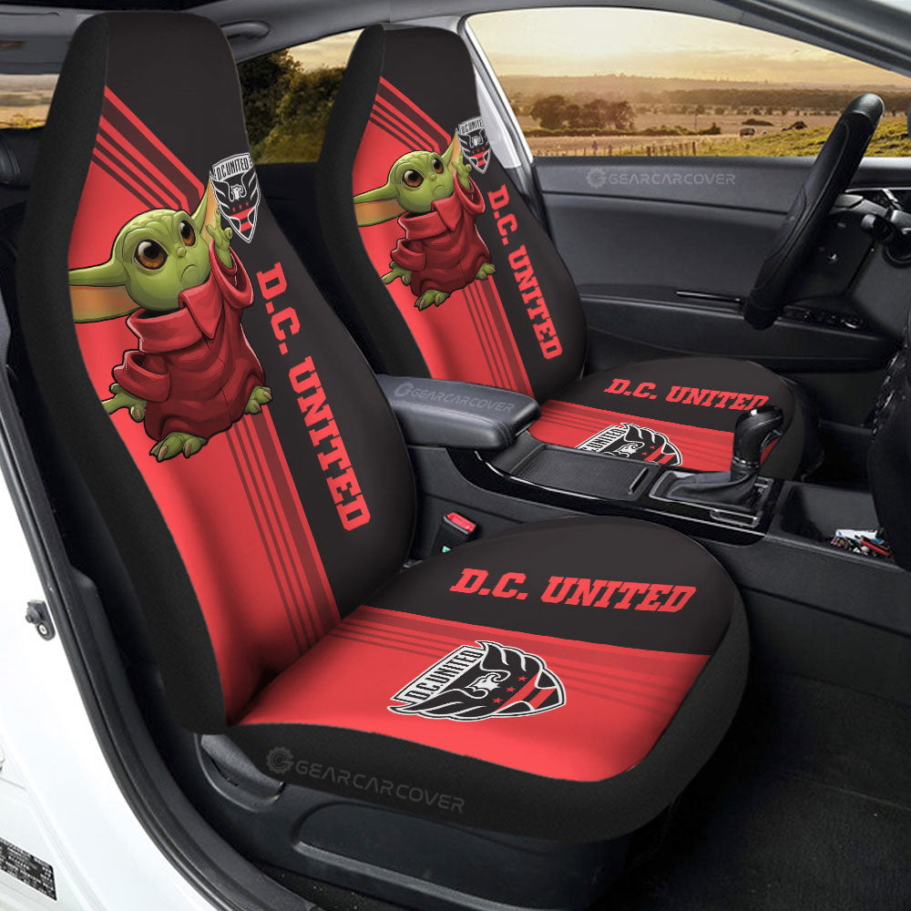 DC United Car Seat Covers Baby Yoda Car Accessories - Gearcarcover - 2