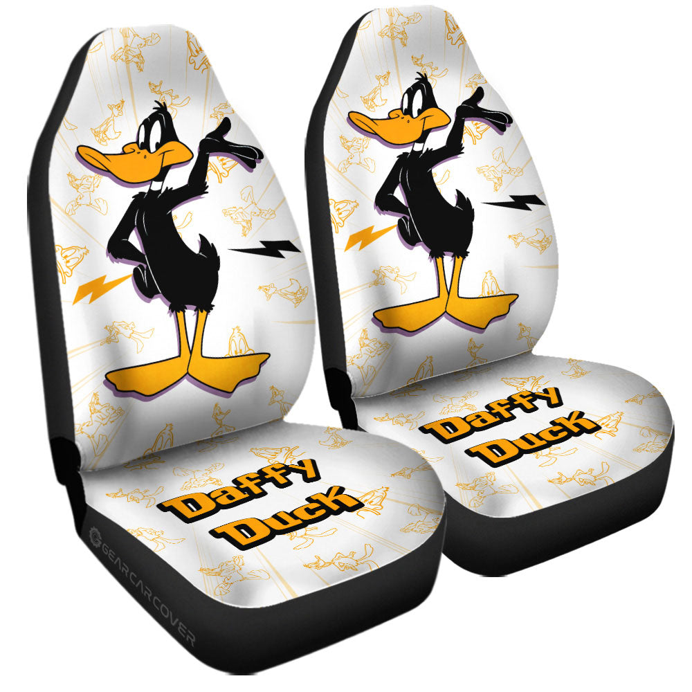 Daffy Duck Car Seat Covers Custom Cartoon Car Accessories - Gearcarcover - 3