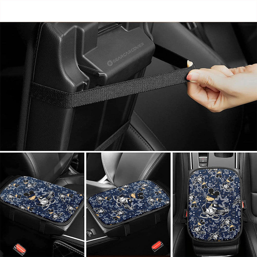 Dallas Cowboys Car Center Console Cover Cartoon Theme Collection - Gearcarcover - 4