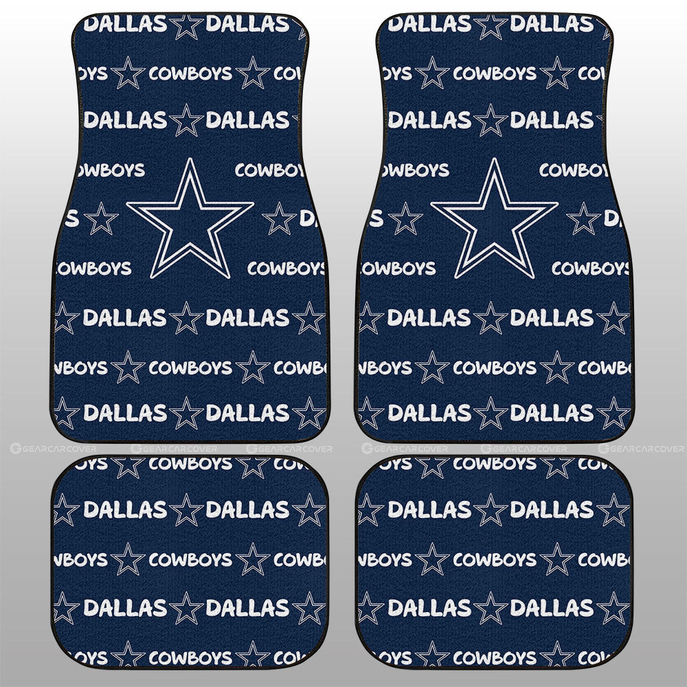 Dallas Cowboys Car Floor Mats Sporty Team Collection - Gearcarcover - 1