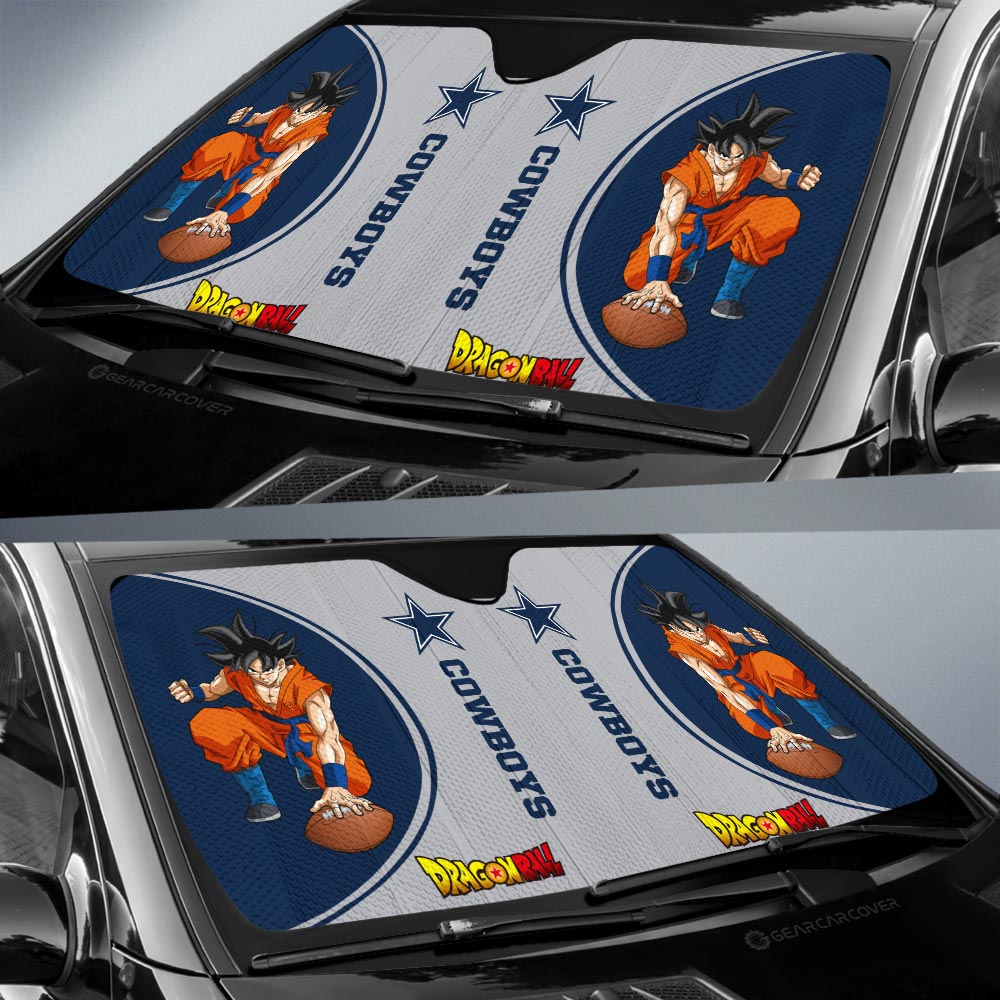 Dallas Cowboys Car Sunshade Custom Car Accessories For Fans - Gearcarcover - 2