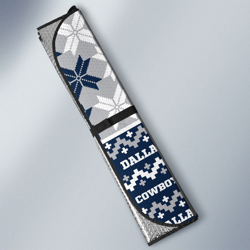 Dallas Cowboys Car Sunshade Custom Ugly Style Car Accessories - Gearcarcover - 3