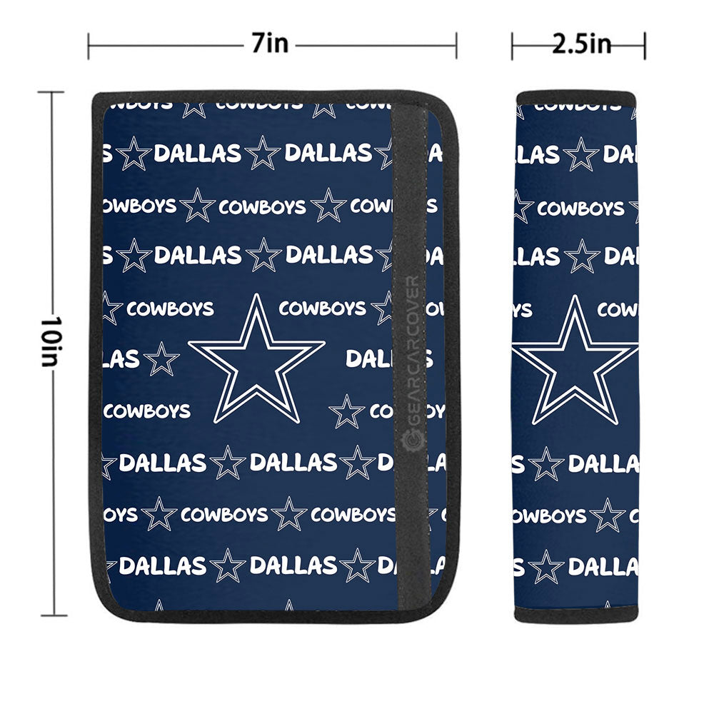 Dallas Cowboys Seat Belt Covers Sporty Team Collection - Gearcarcover - 1
