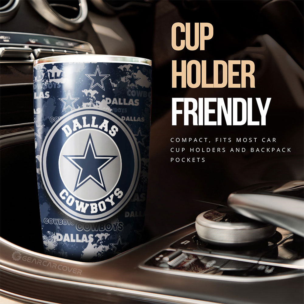 Dallas Cowboys Tumbler Cup Custom Car Accessories - Gearcarcover - 3