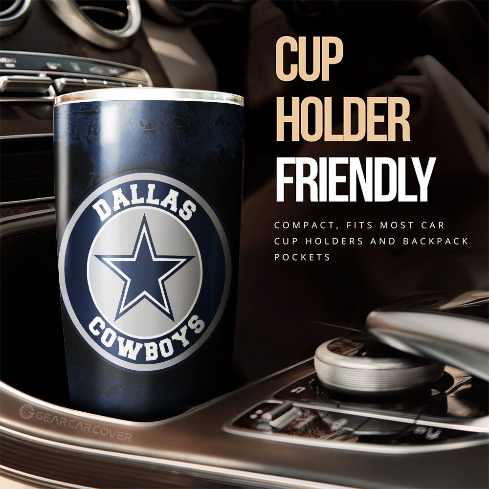 Dallas Cowboys Tumbler Cup Custom Car Accessories - Gearcarcover - 3