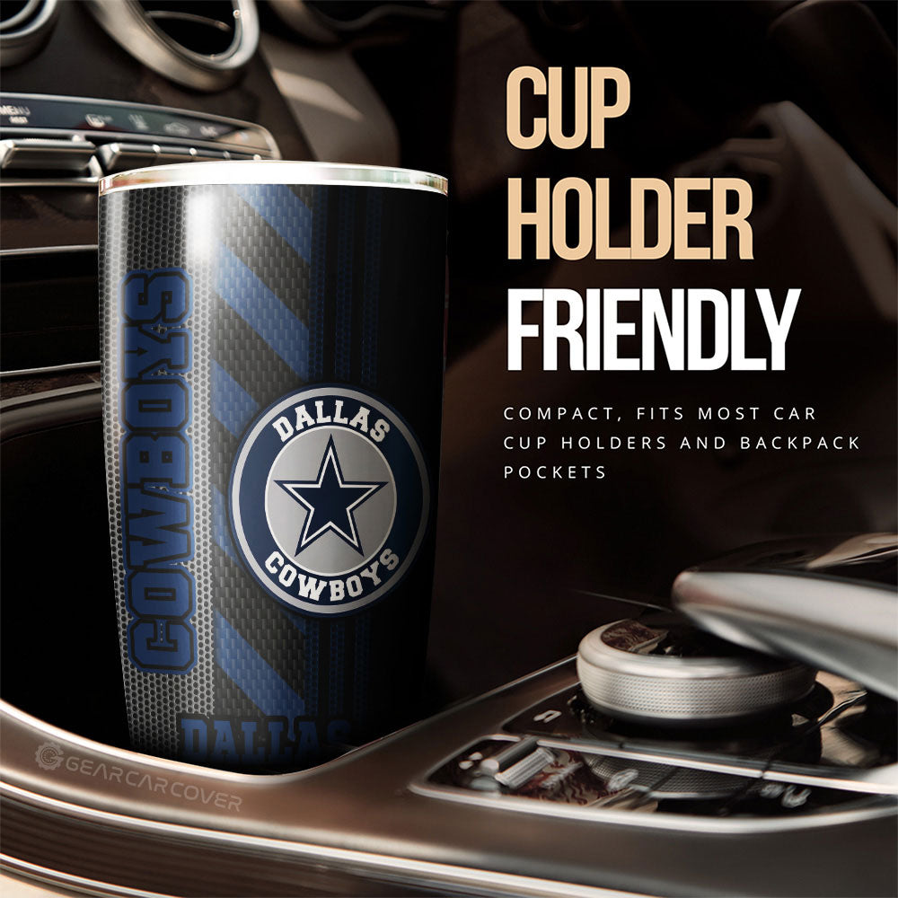 Dallas Cowboys Tumbler Cup Custom Car Accessories - Gearcarcover - 3