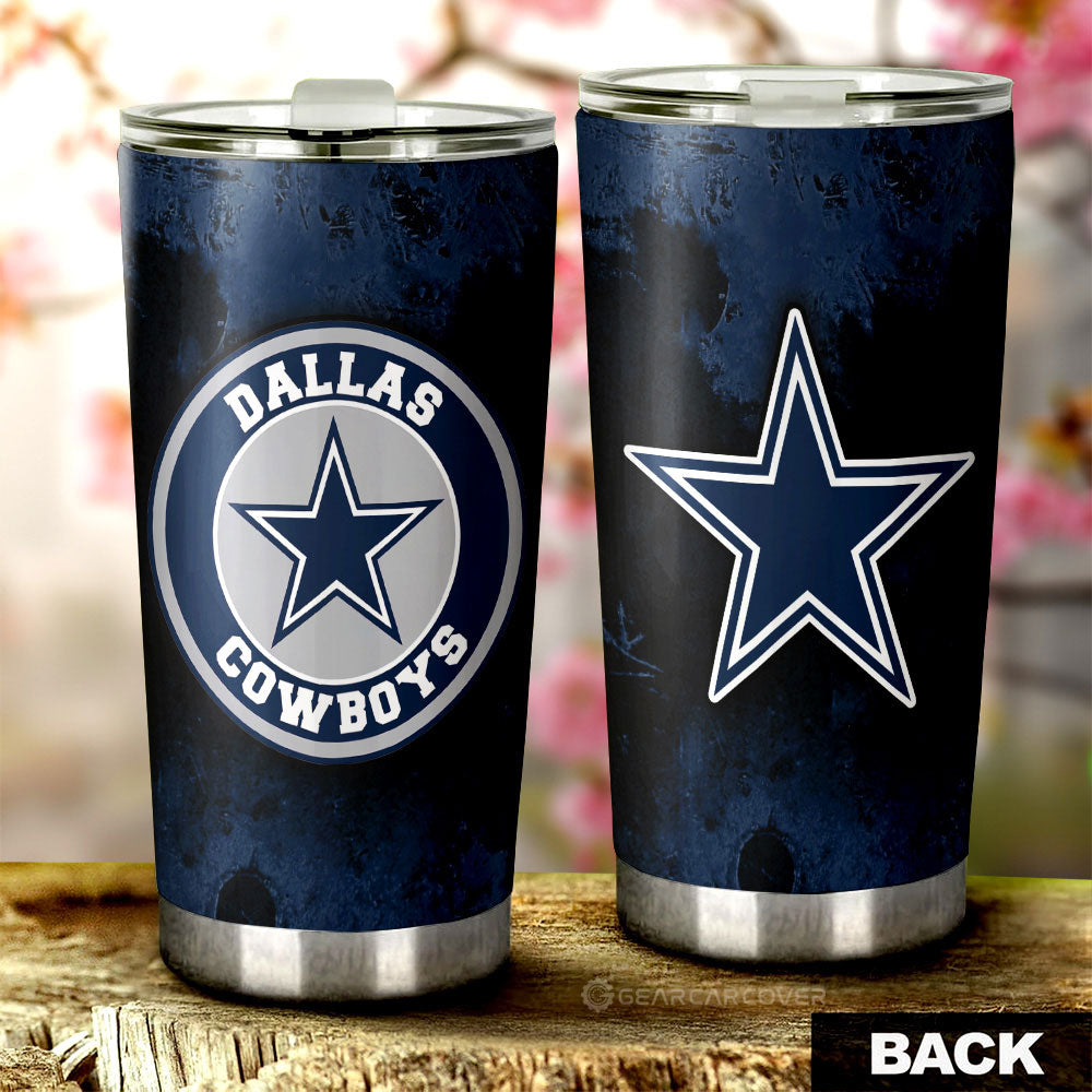 Dallas Cowboys Tumbler Cup Custom Car Accessories - Gearcarcover - 1